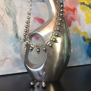 Matching Lynx necklace and Deja vu earrings.